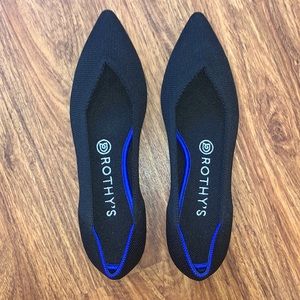 Brand New Rothy’s! Classic Black “The Pointed” size 8.5